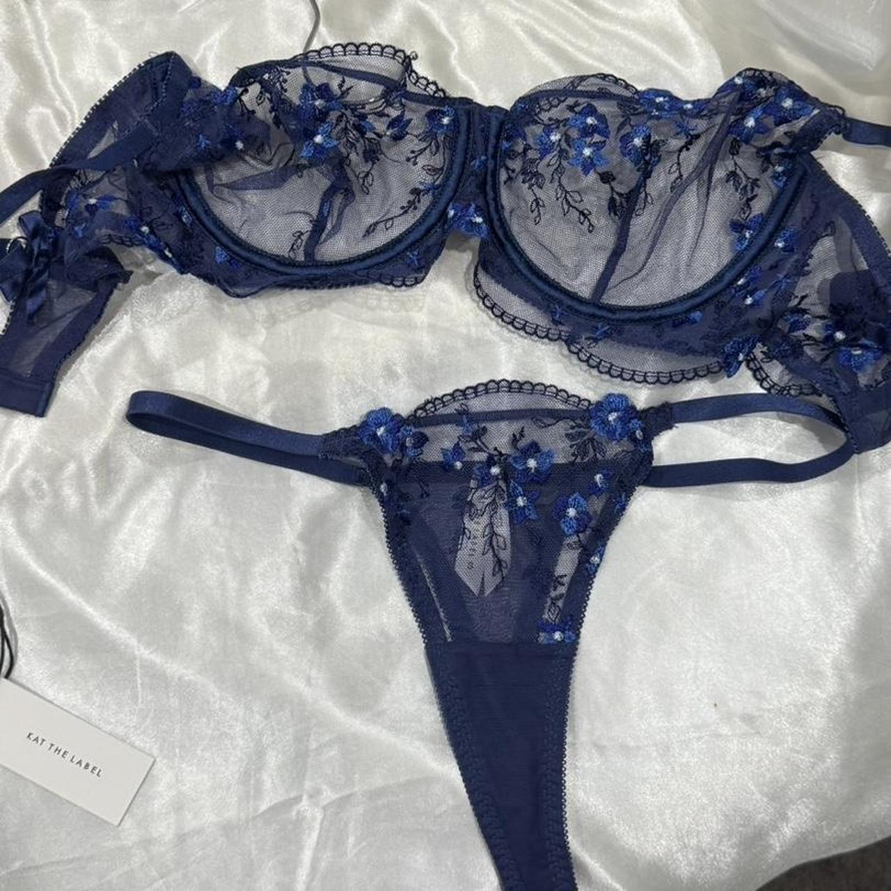 Kat the label bra and undie set - Depop