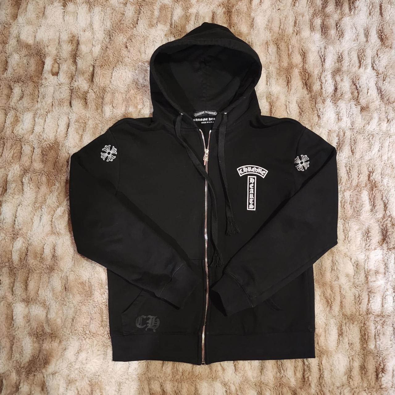 Chrome hearts zip very nice zipup great quality... - Depop