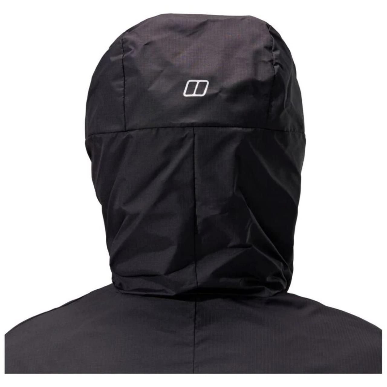 BERGHAUS Mens Corbeck Windshell Jacket (Black/Grey) Depop