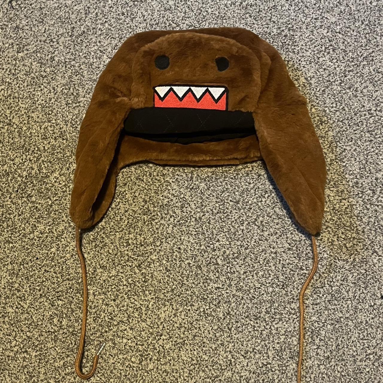 Y2K Domo Kun Ushanka Hat Great condition Unisex... - Depop