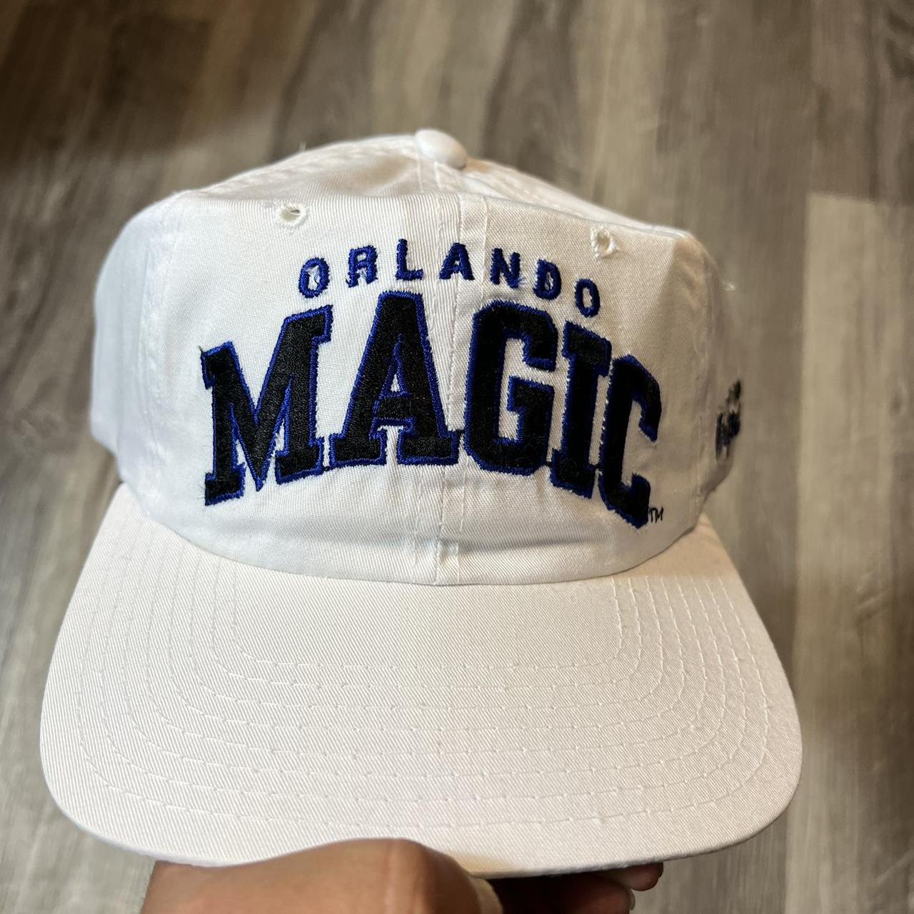 Vintage 90s Orlando Magic Starter Arch White Hat NBA... - Depop