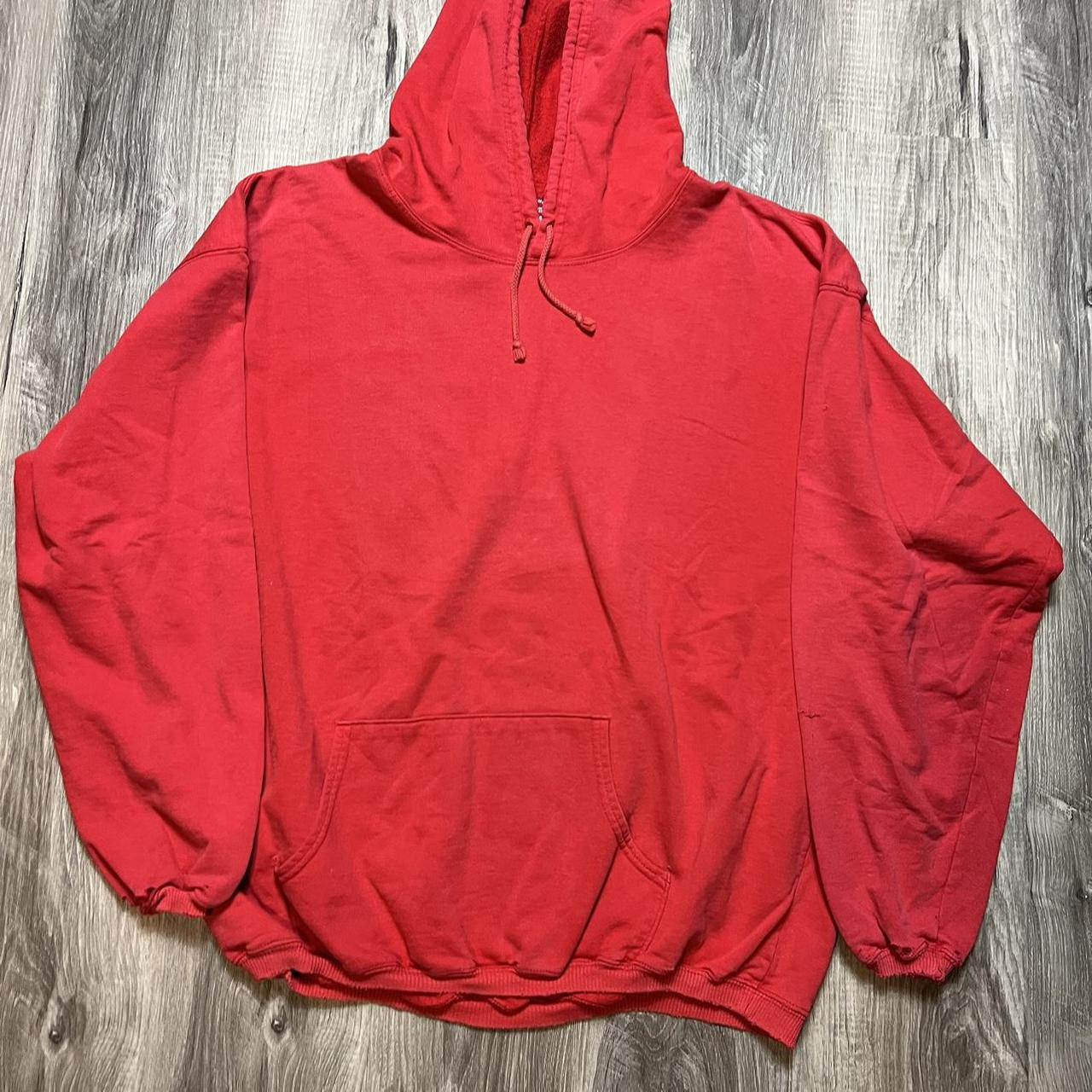 Vintage 90s Red Marlboro Blank Hoodie Sweatshirt... - Depop