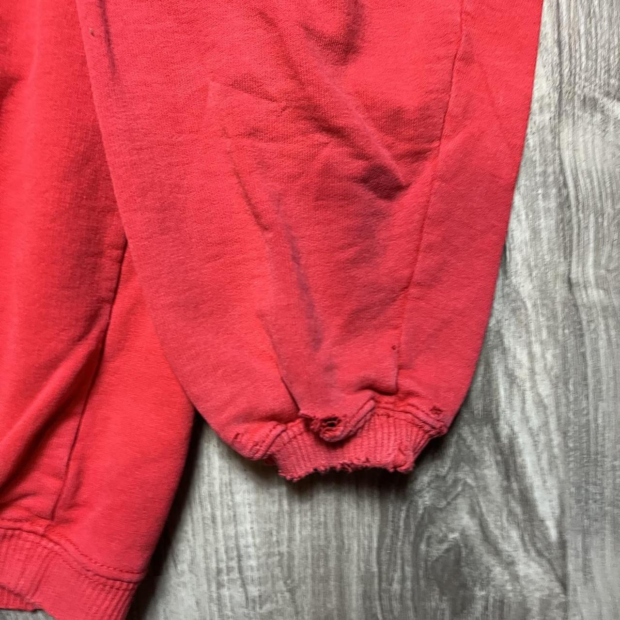 Vintage 90s Red Marlboro Blank Hoodie Sweatshirt... - Depop