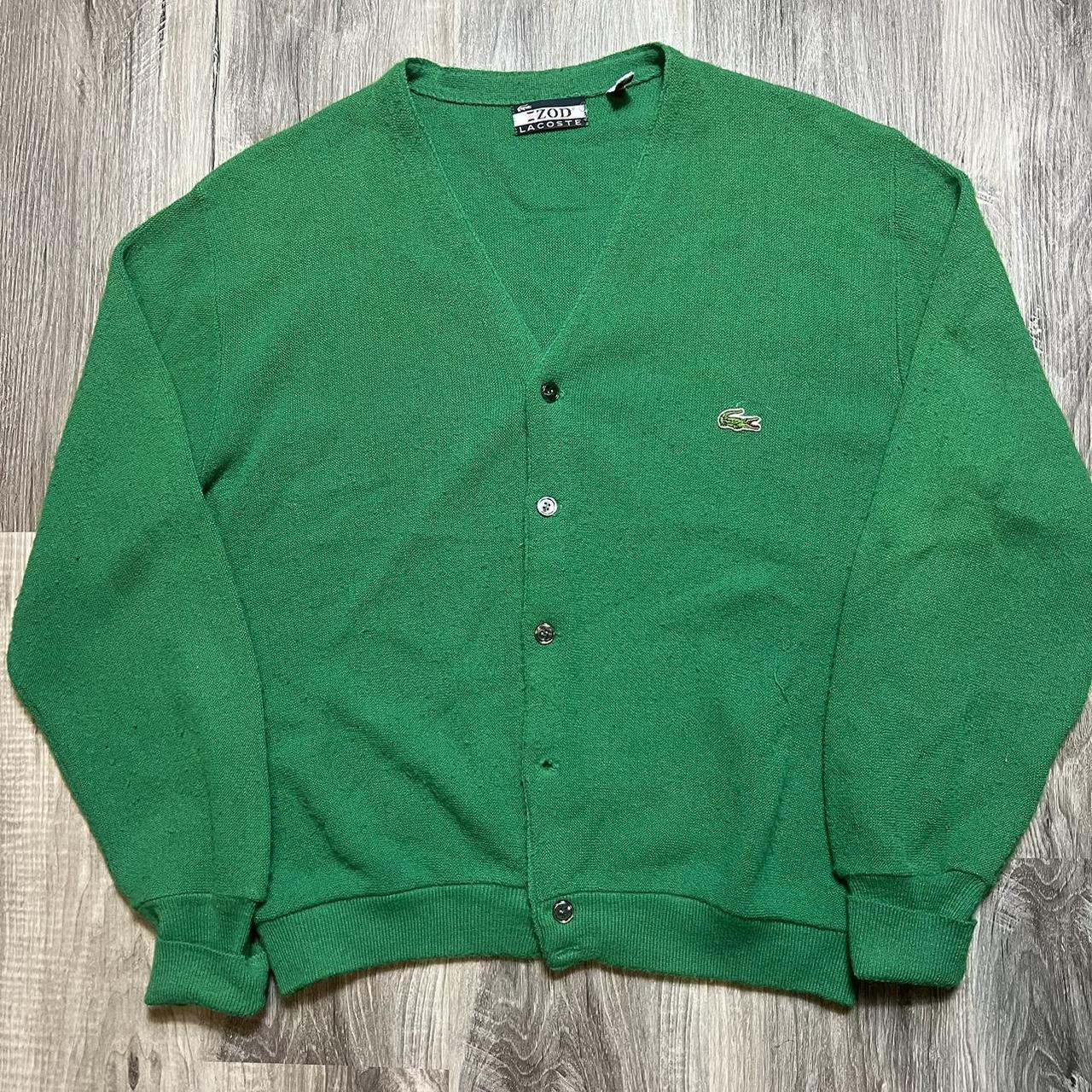 Lacoste cardigan clearance vintage