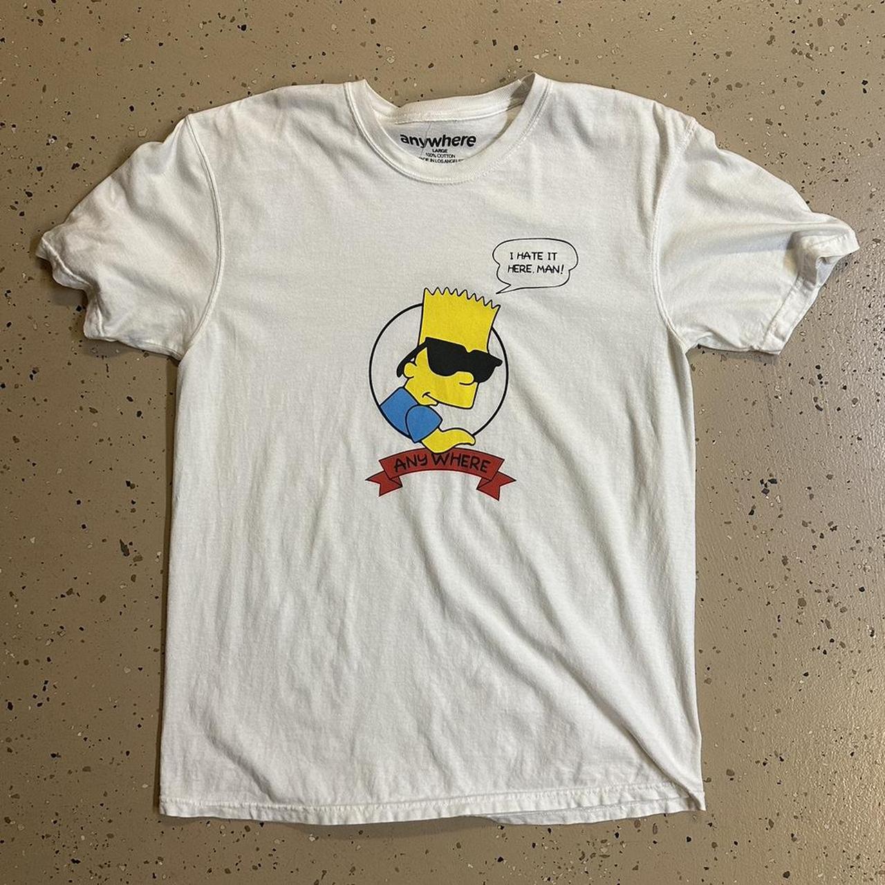 Taking offers high quality Good Condition Off White Simpsons tee Size Large