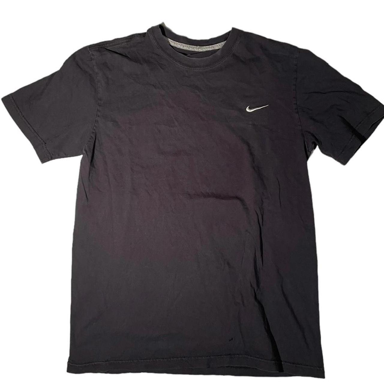 mens black and volt nike shirt