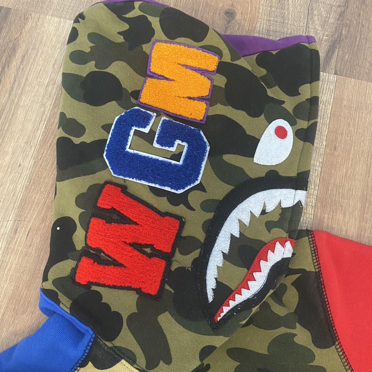 Bape Jacket 1st Crazy Shark #bape #jacket - Depop