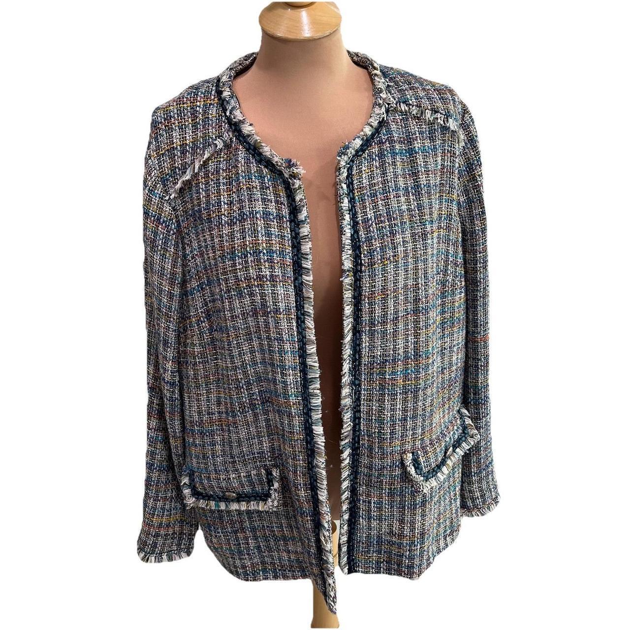 Mango Women's Tailored jacket - Multi - L – Viole… - image 1
