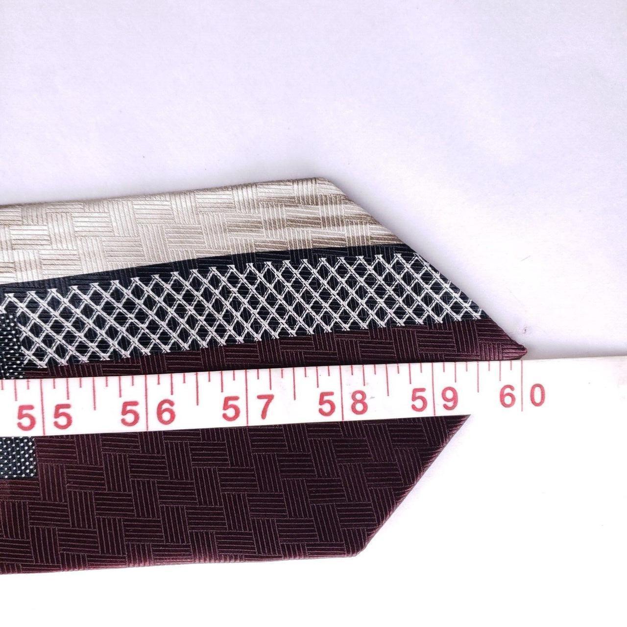 Men's Scarf - Multi – Gianno Geometric Patchwork … - image 6