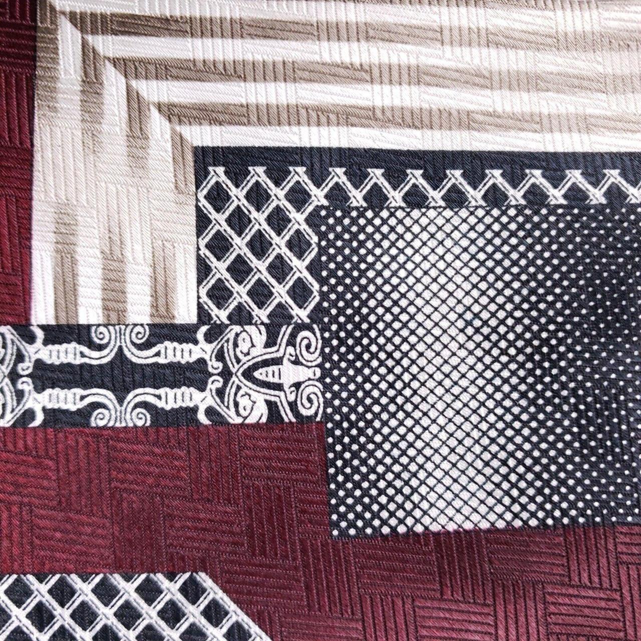 Men's Scarf - Multi – Gianno Geometric Patchwork … - image 4