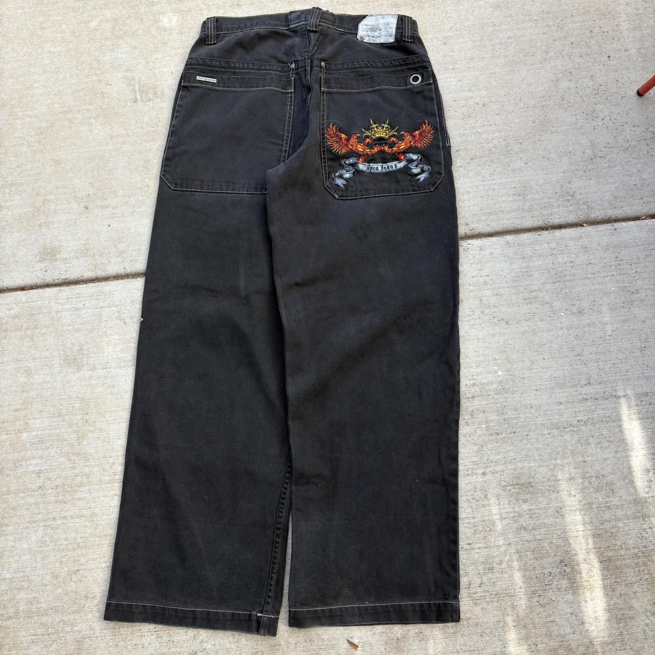 southpole jnco streetwear black baggy jorts
