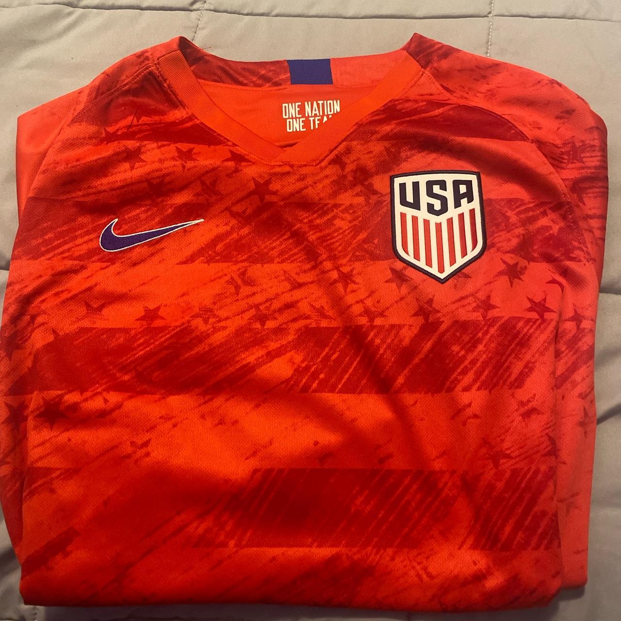 Nike USA men’s Soccer Jersey - Depop