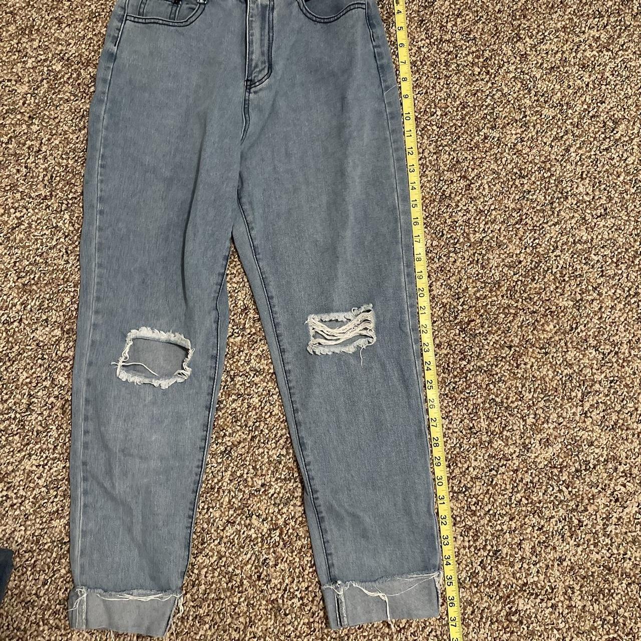 SHEIN extra small women boyfriend jeans - Depop