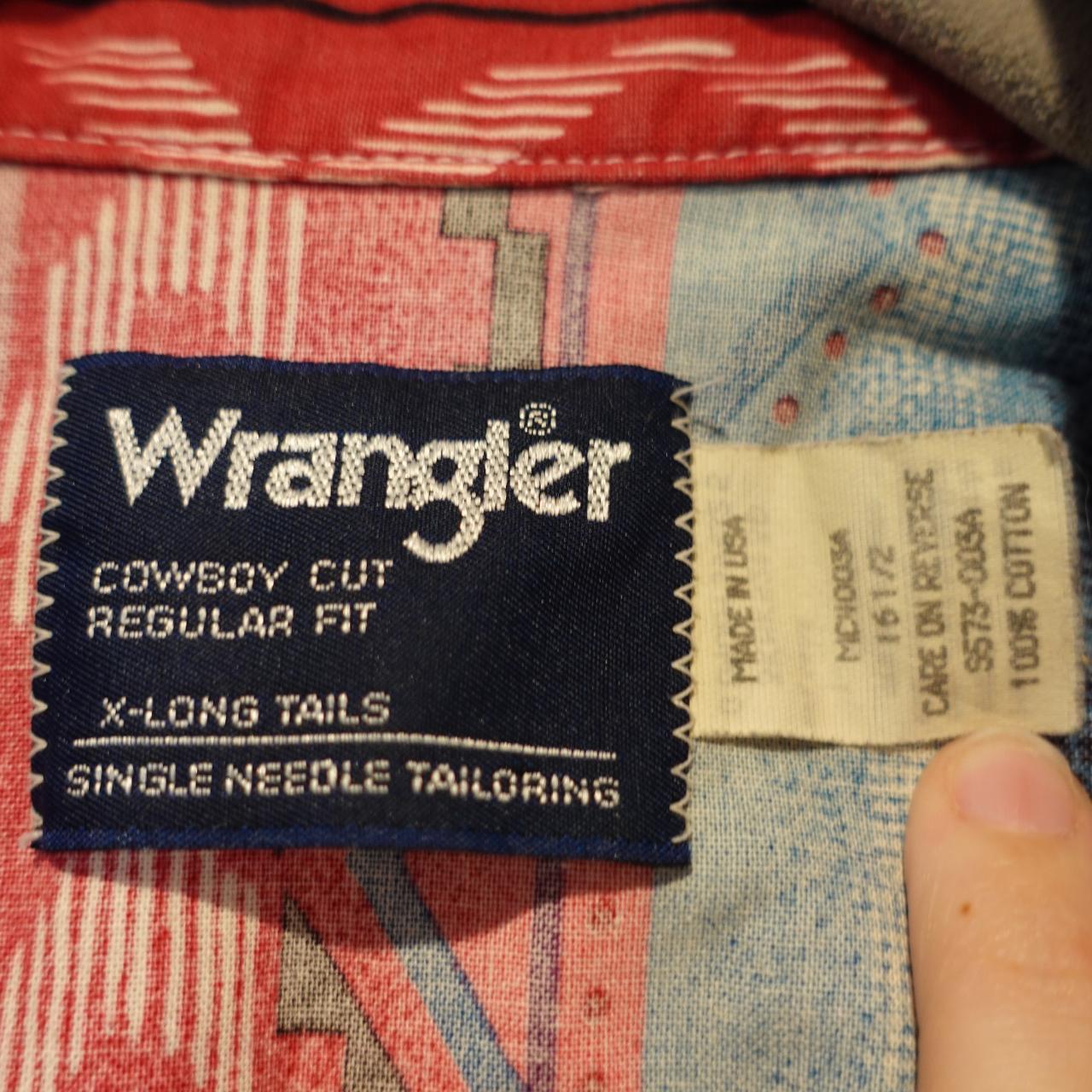 Vintage Wrangler button up. In great condition. - Depop
