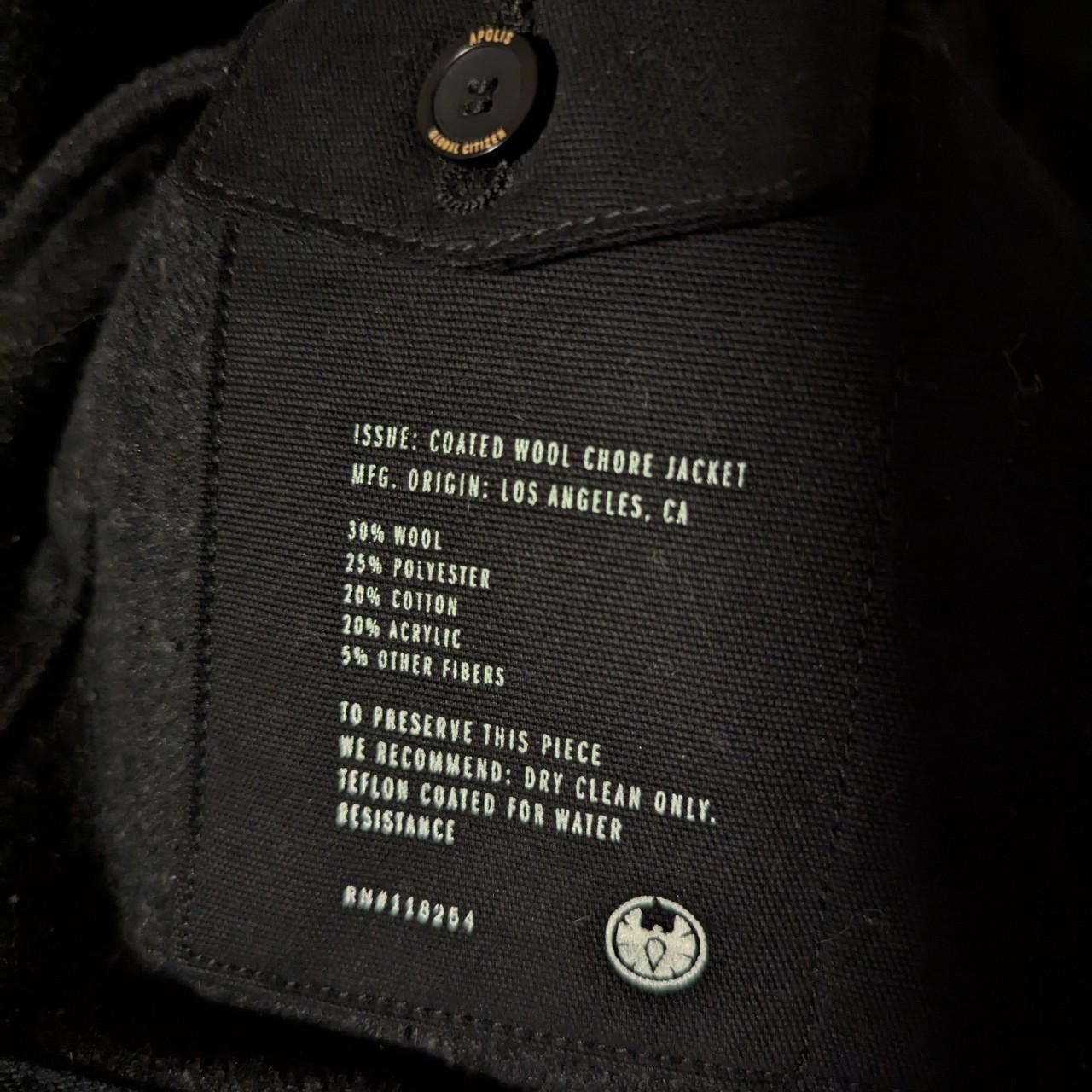 Apolis Men's Black and Grey Jacket (5)