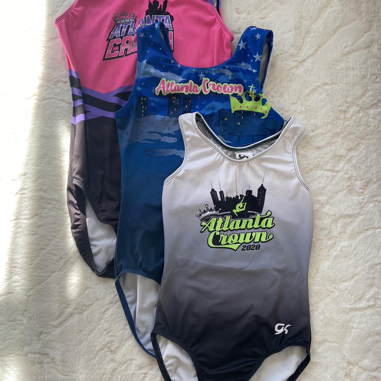Atlanta Crown Gymnastics Leotard 3 Set Depop
