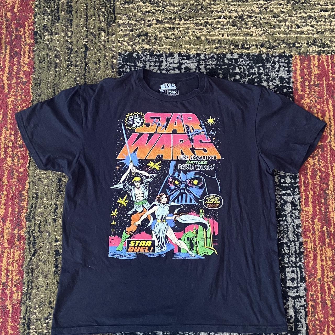 Star Wars Mens Tee Shirt Size Large Fits True To Depop 7326