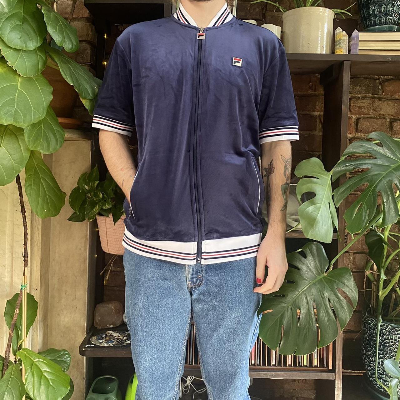 Fila clearance velvet shirt