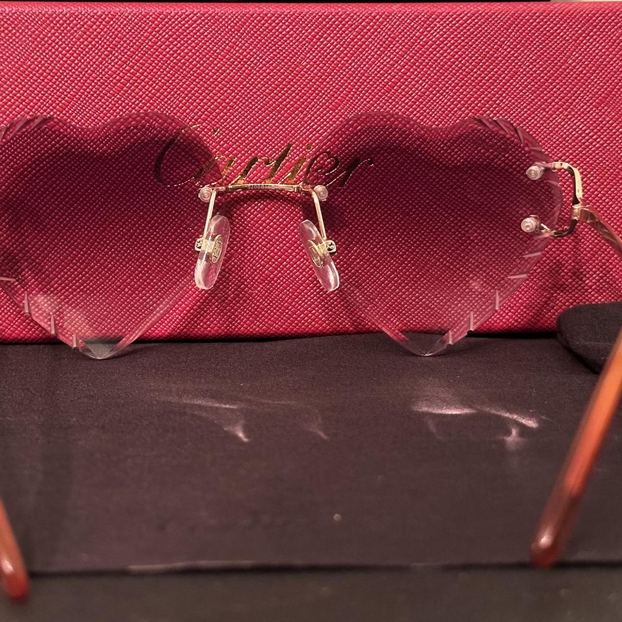 Cartier sunglasses Cartier heart shape glasses comes… - Depop