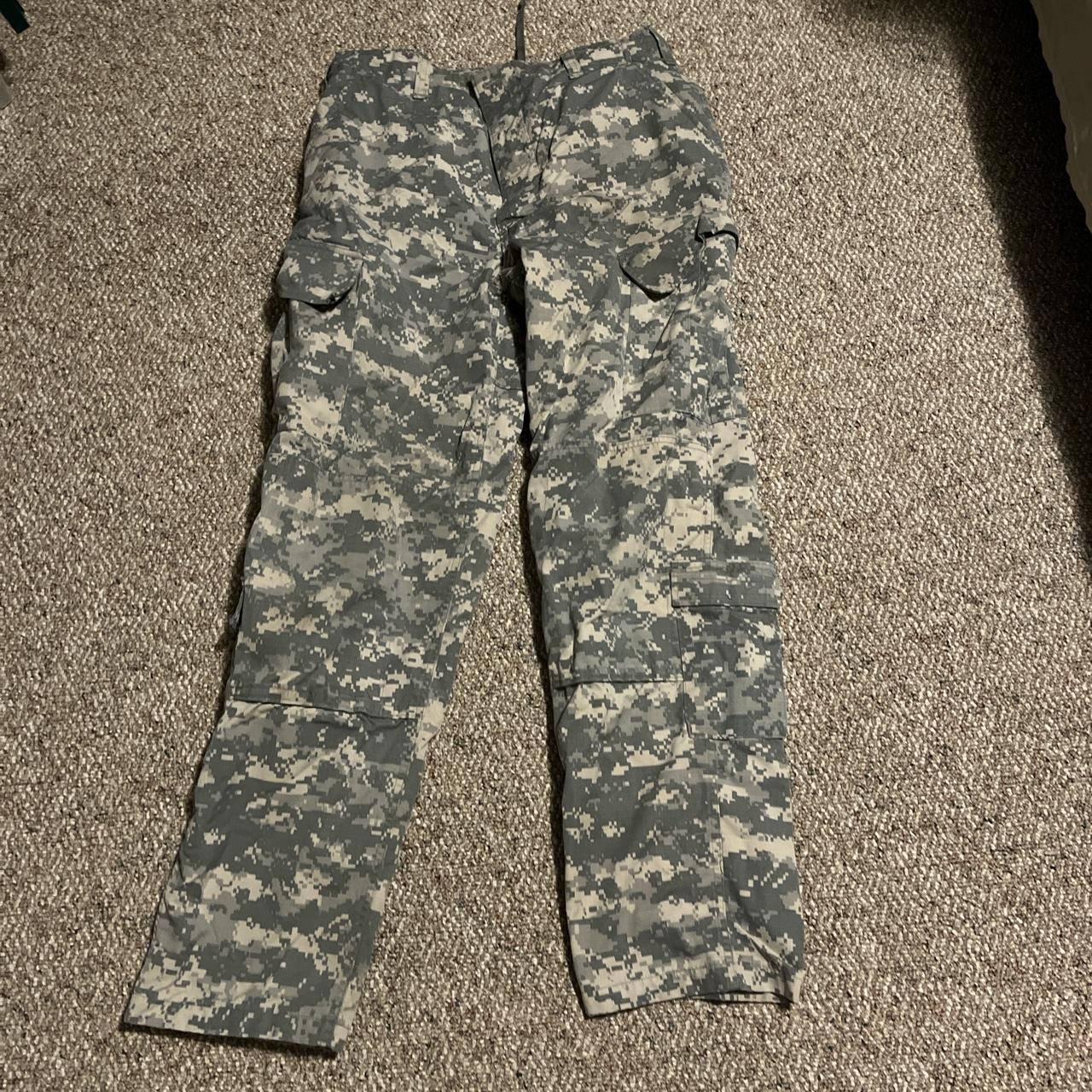 Military camo Cargo Pants Fits 31”-35” Real US army... - Depop