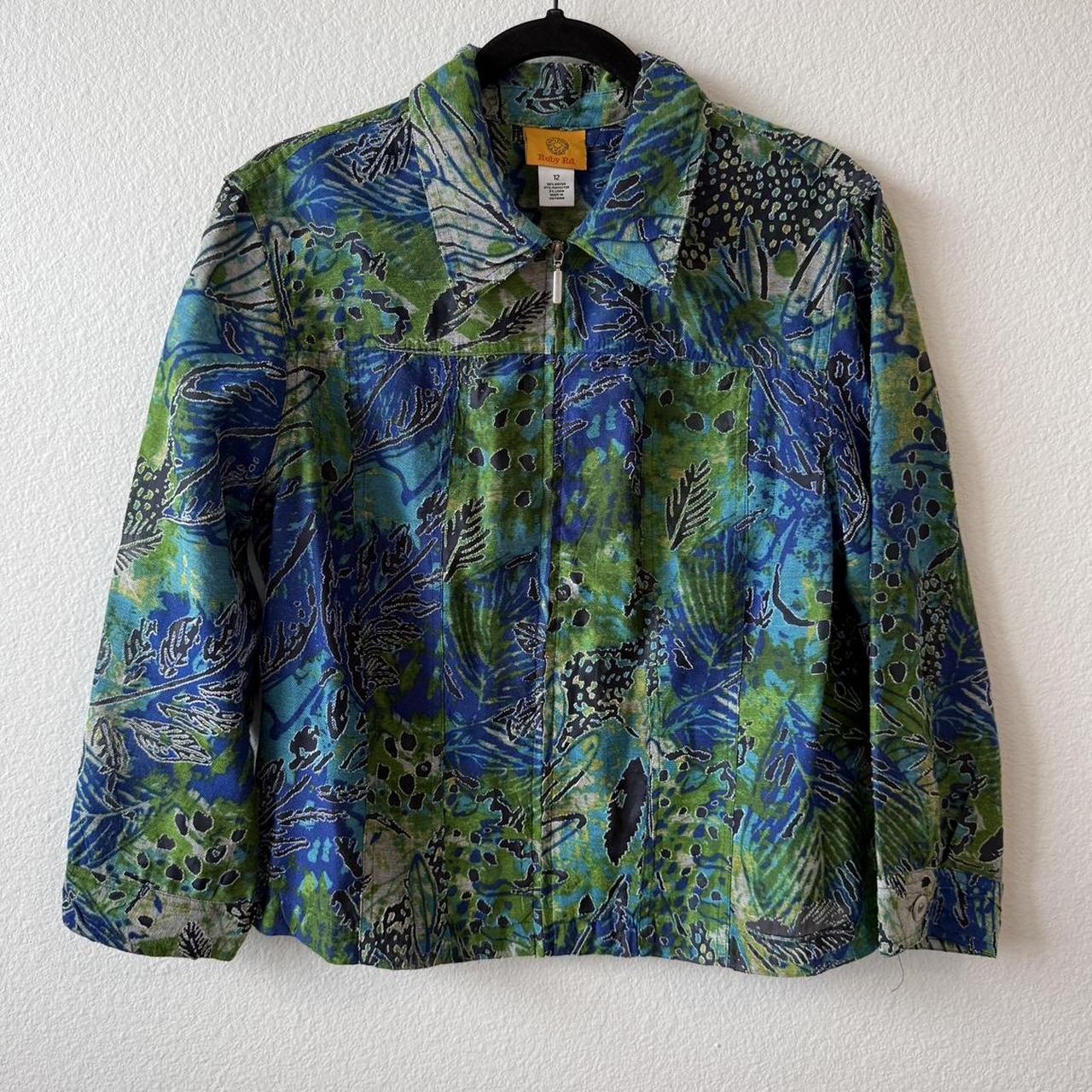 Ruby Rd. Women's Lightweight Jacket - Multi/Blue … - image 2