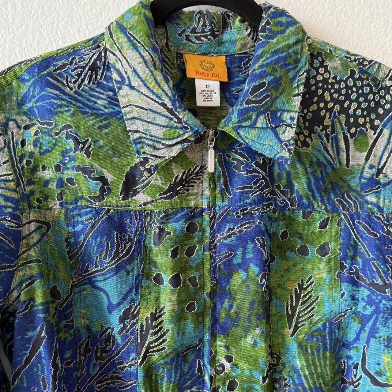 Ruby Rd. Women's Lightweight Jacket - Multi/Blue … - image 3