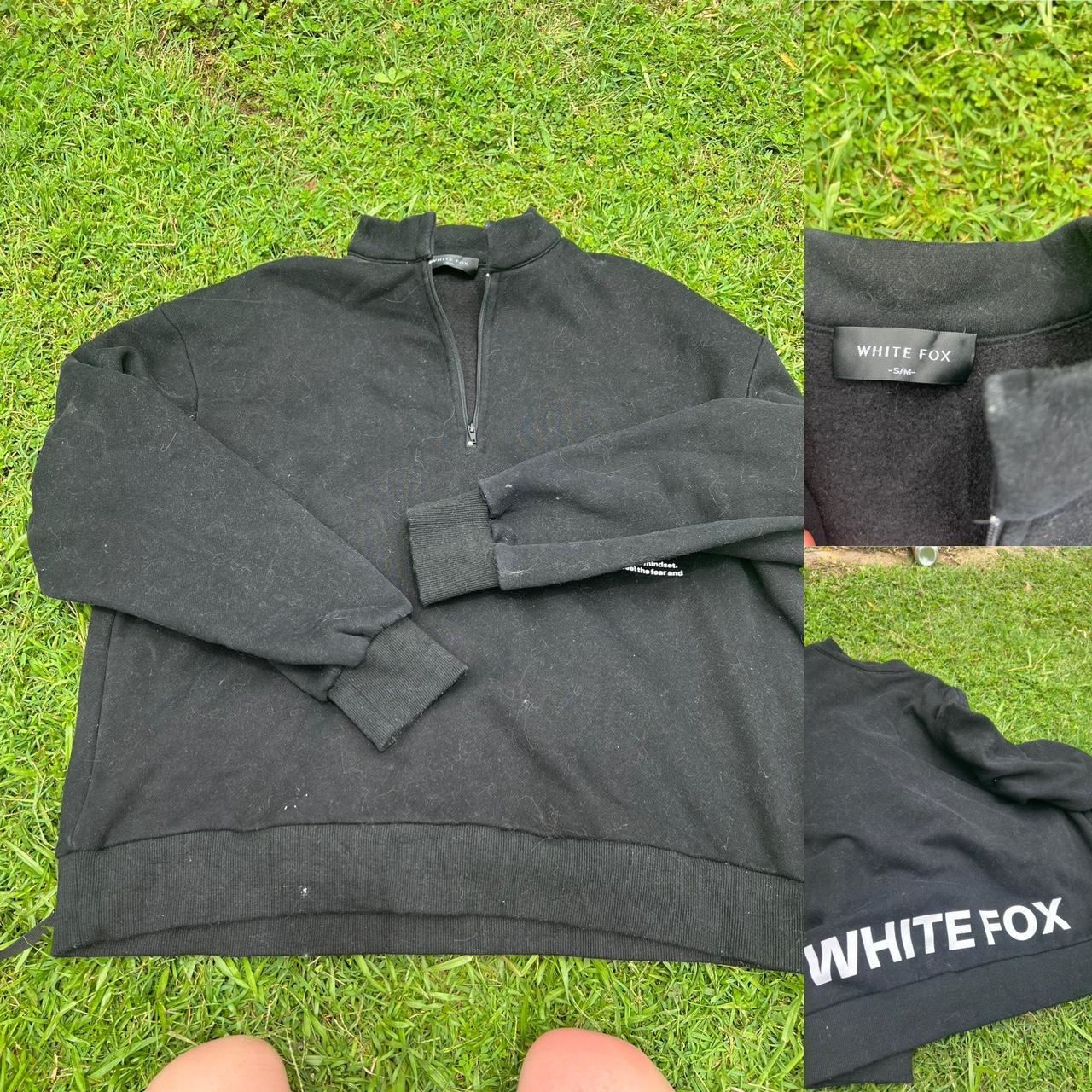 White fox jumper - Depop