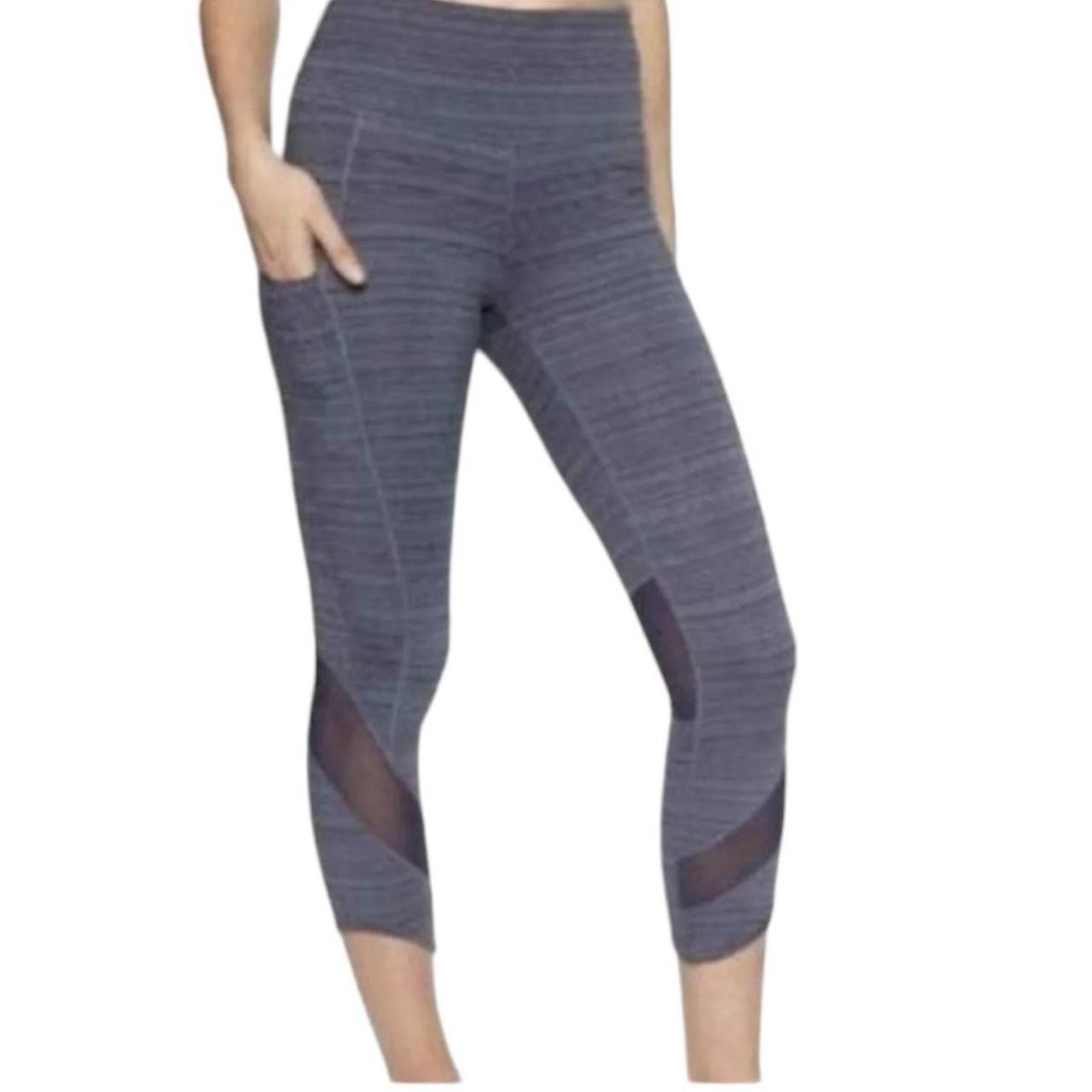 Athleta High-rise with Mesh Capri Leggings Size