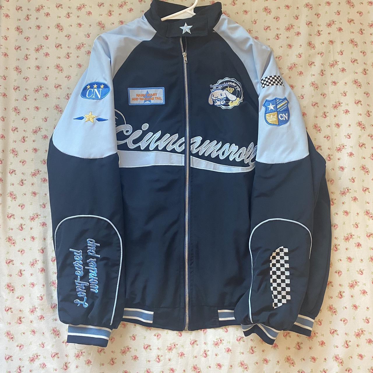 cinnamoroll racer jacket 💙 #sanrio #hellokitty... - Depop