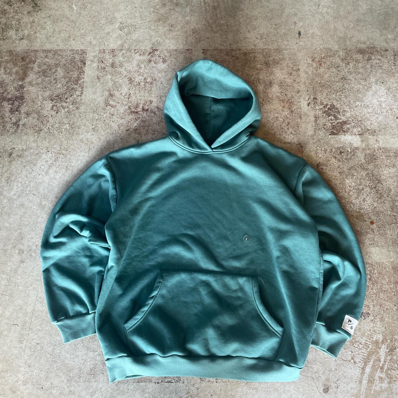 PacSun Men's Hoodie - Green - L – super sick green pacsun blank green hoodie …