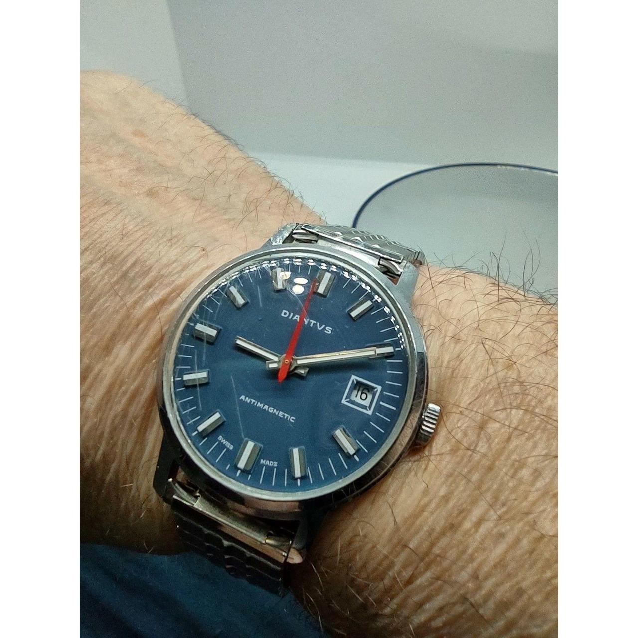 DIANTUS Swiss Made Antimagnetic Blue Dial Men s. Depop