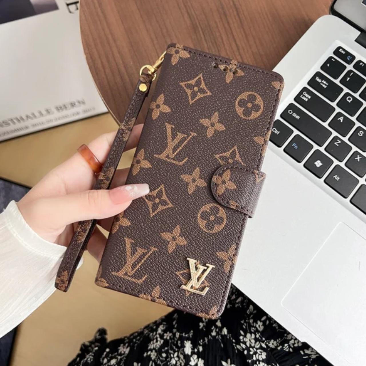 Premium leather LV case for S22 & - Depop