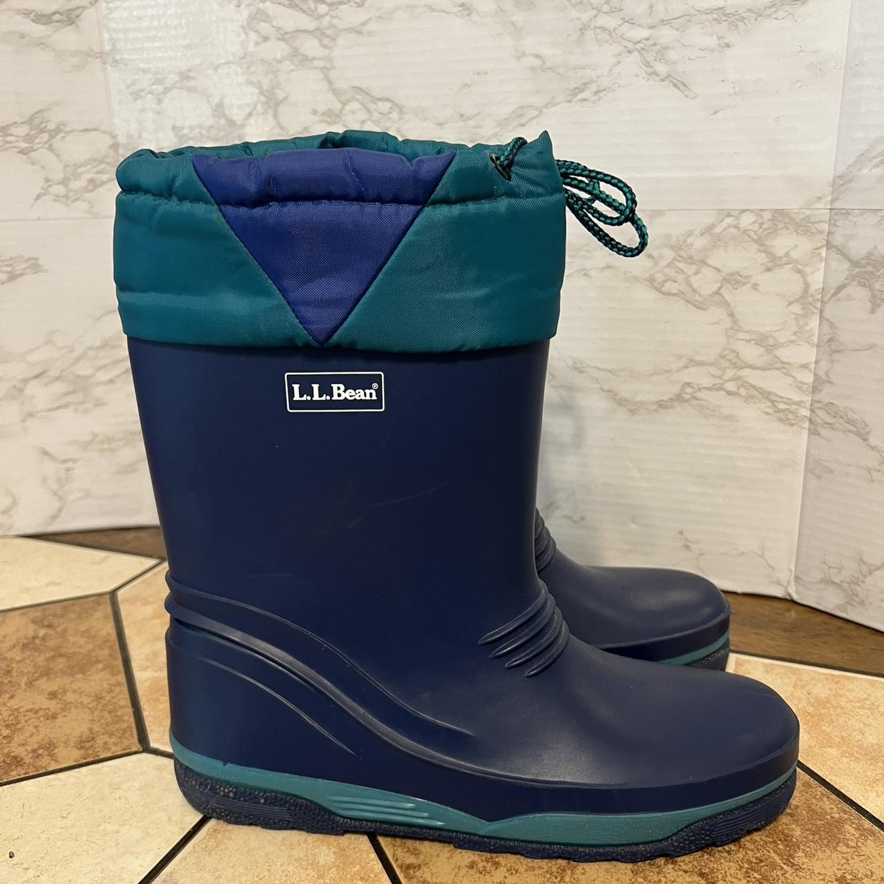 ll bean duck boots blue