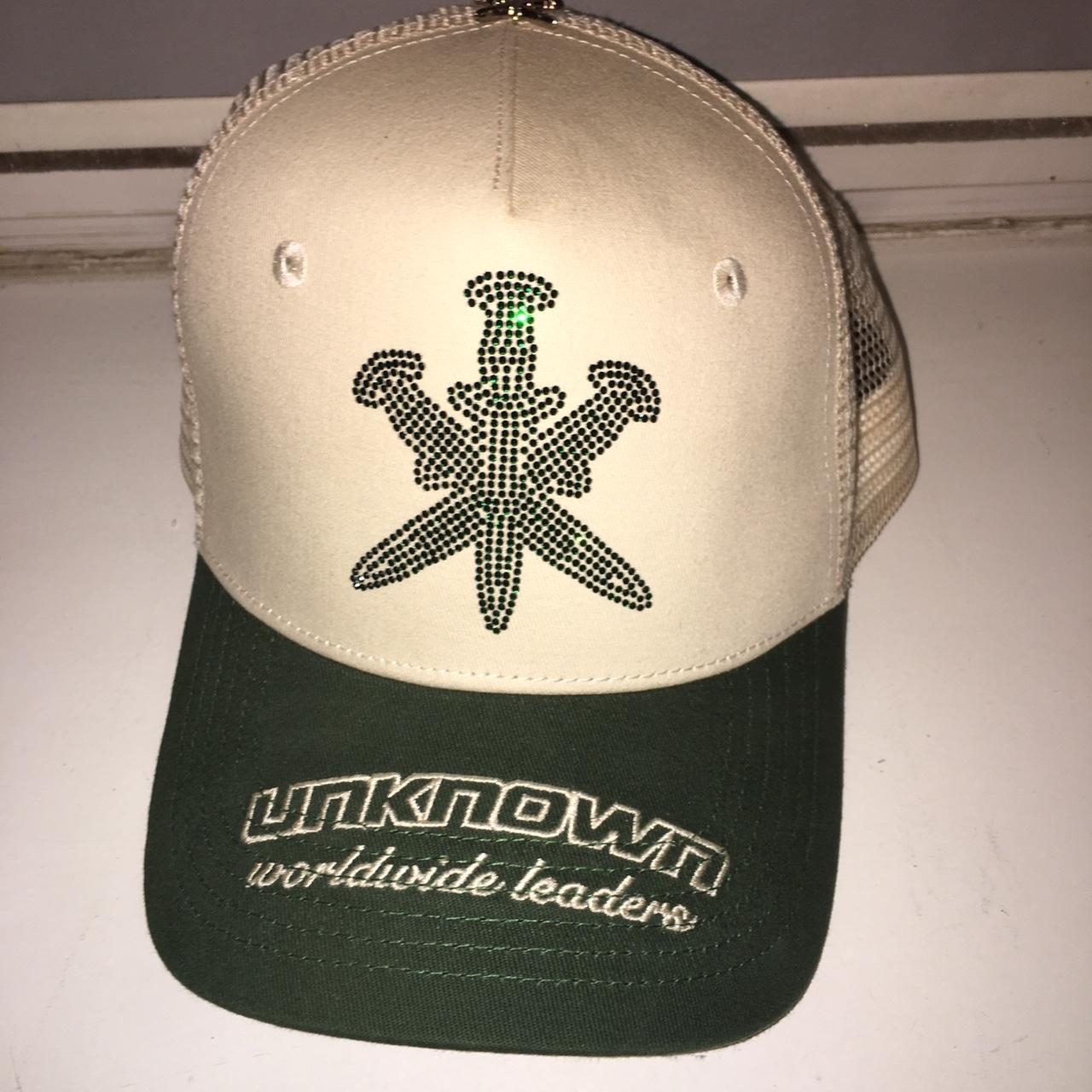 UNKNOWN LONDON Rhinestone Dagger Trucker... - Depop