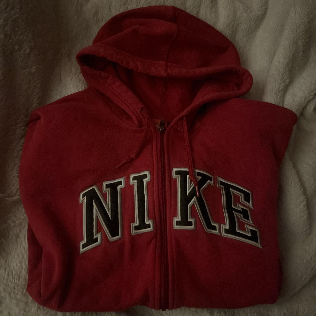 nike red sweater women's