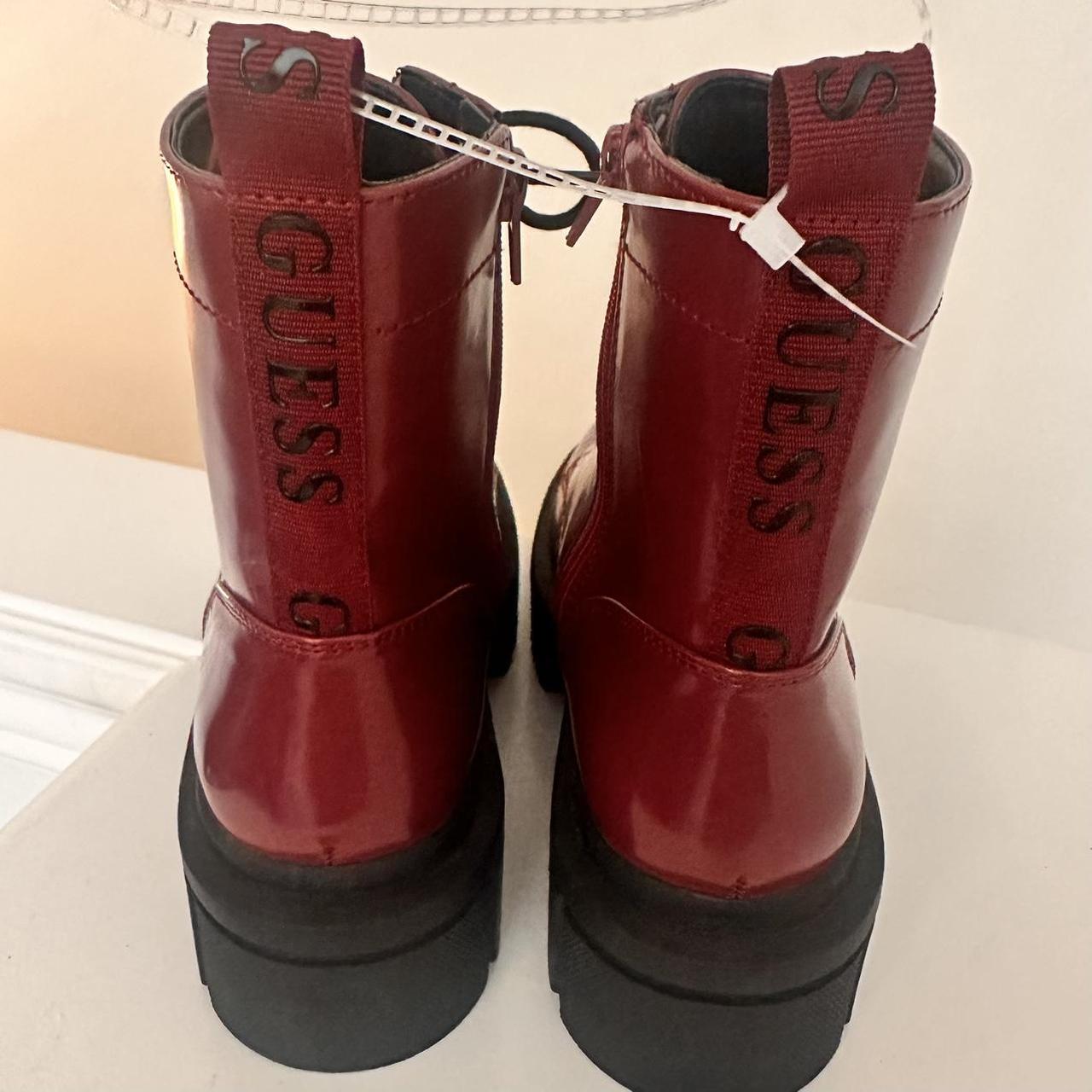 Guess cheap red boots