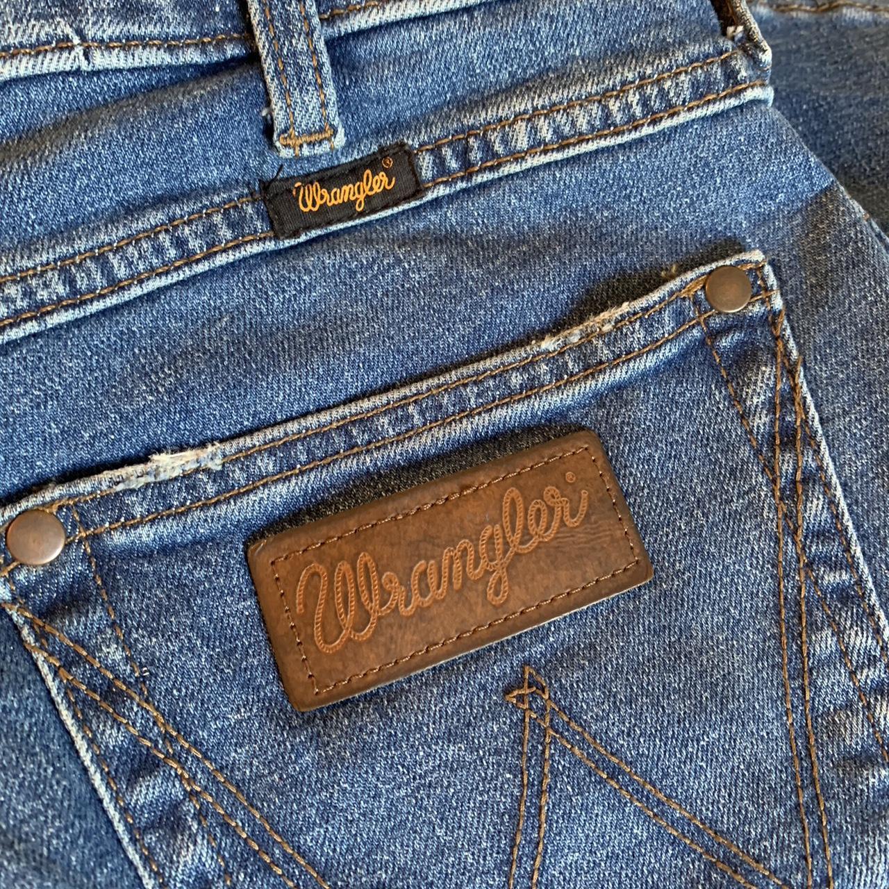 Wrangler Woman’s High Rise Flare Jeans Size:... - Depop