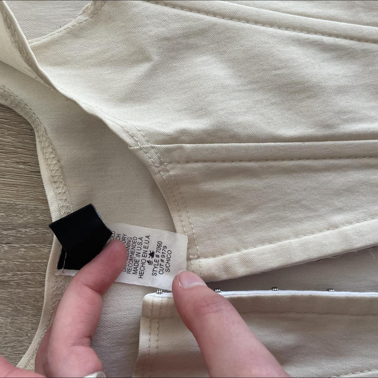 Windsor Women's Cream Corset Depop