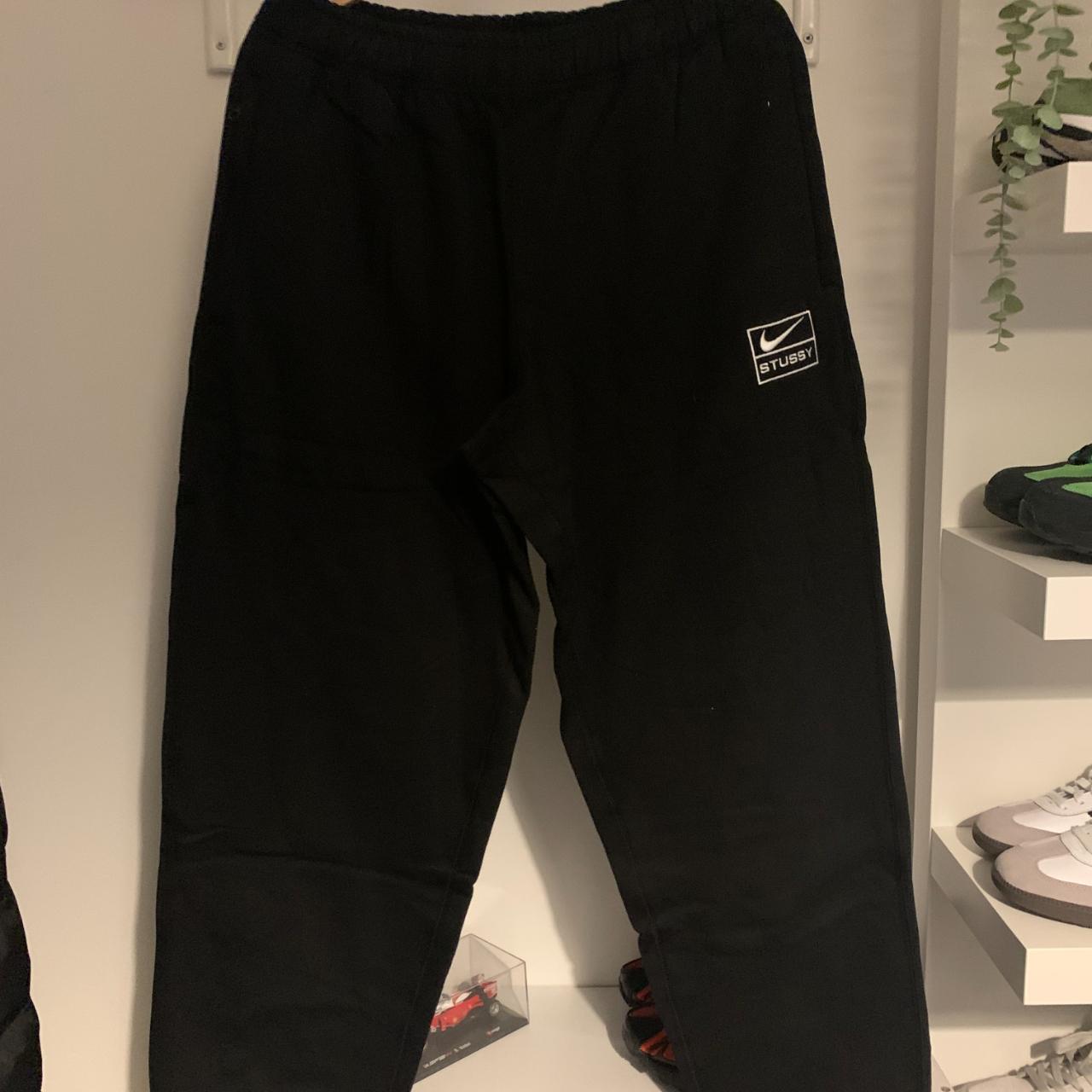 Black Nike x Stussy joggers Size medium brand new... Depop