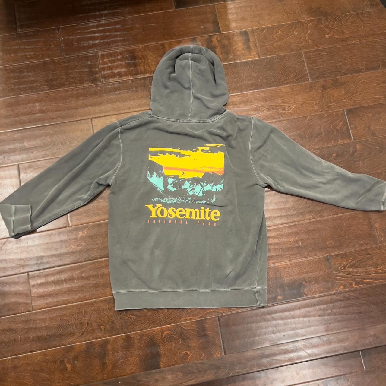Pacsun Grey Yosemite Hoodie Size Height 29 Inches Depop