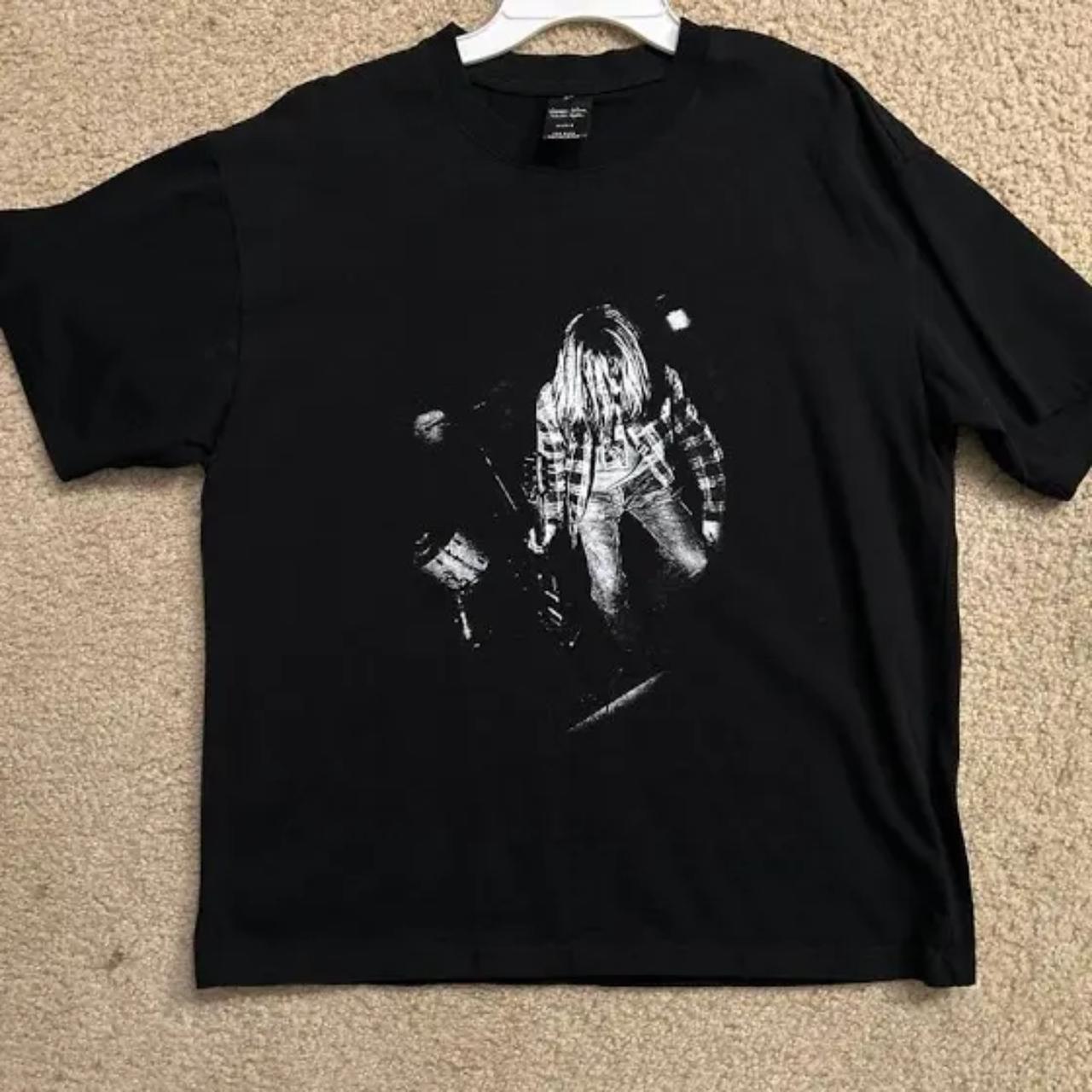 Nirvana NUMBER NINE Kurt Cobain Shirt - Depop