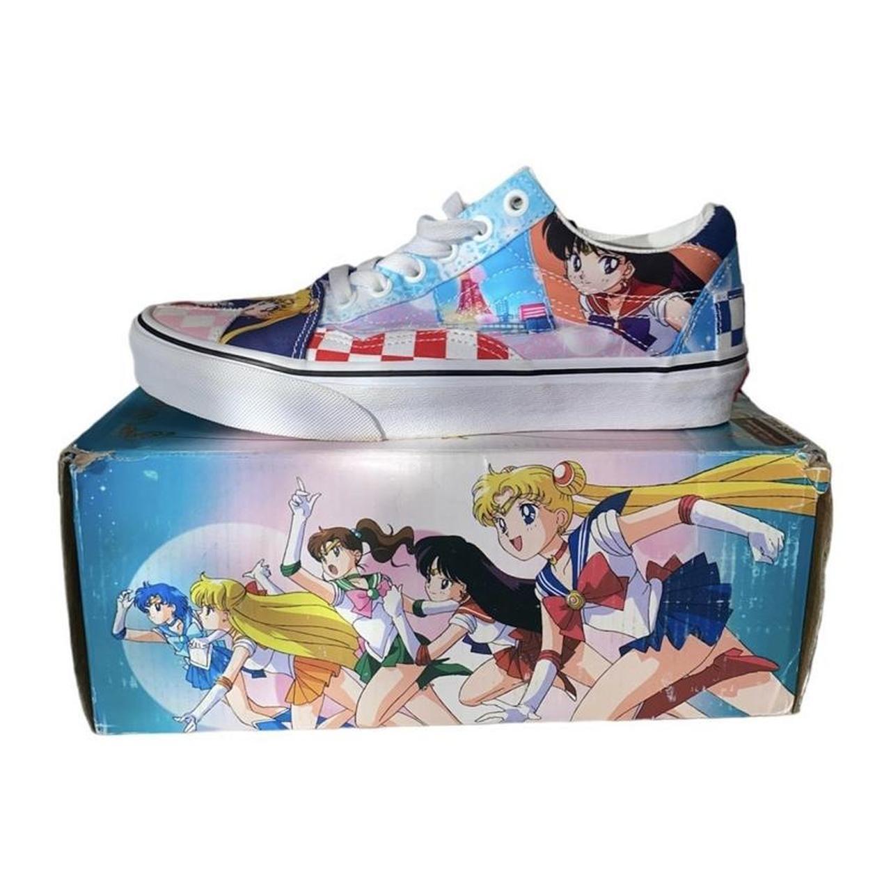 Vans Authentic 2024 Sailor moon patch work sneakers