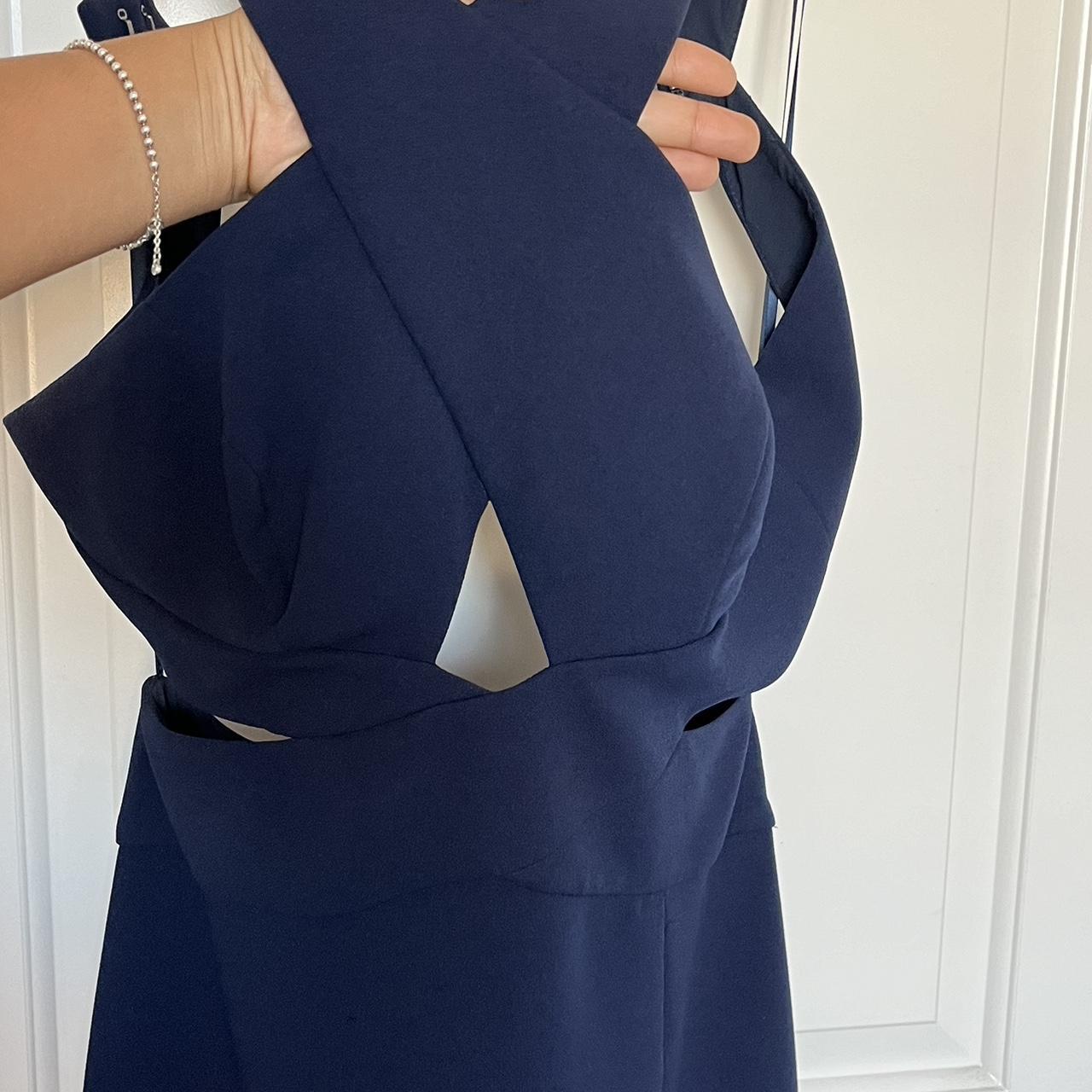 Bcbg navy blue dress best sale