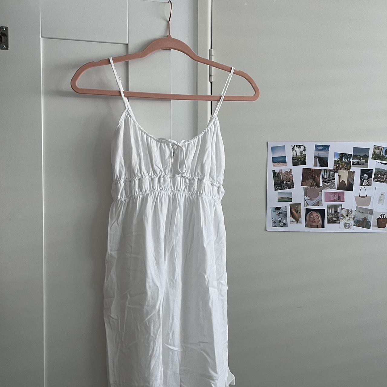 Cotton On White Dress Mini size XS Depop