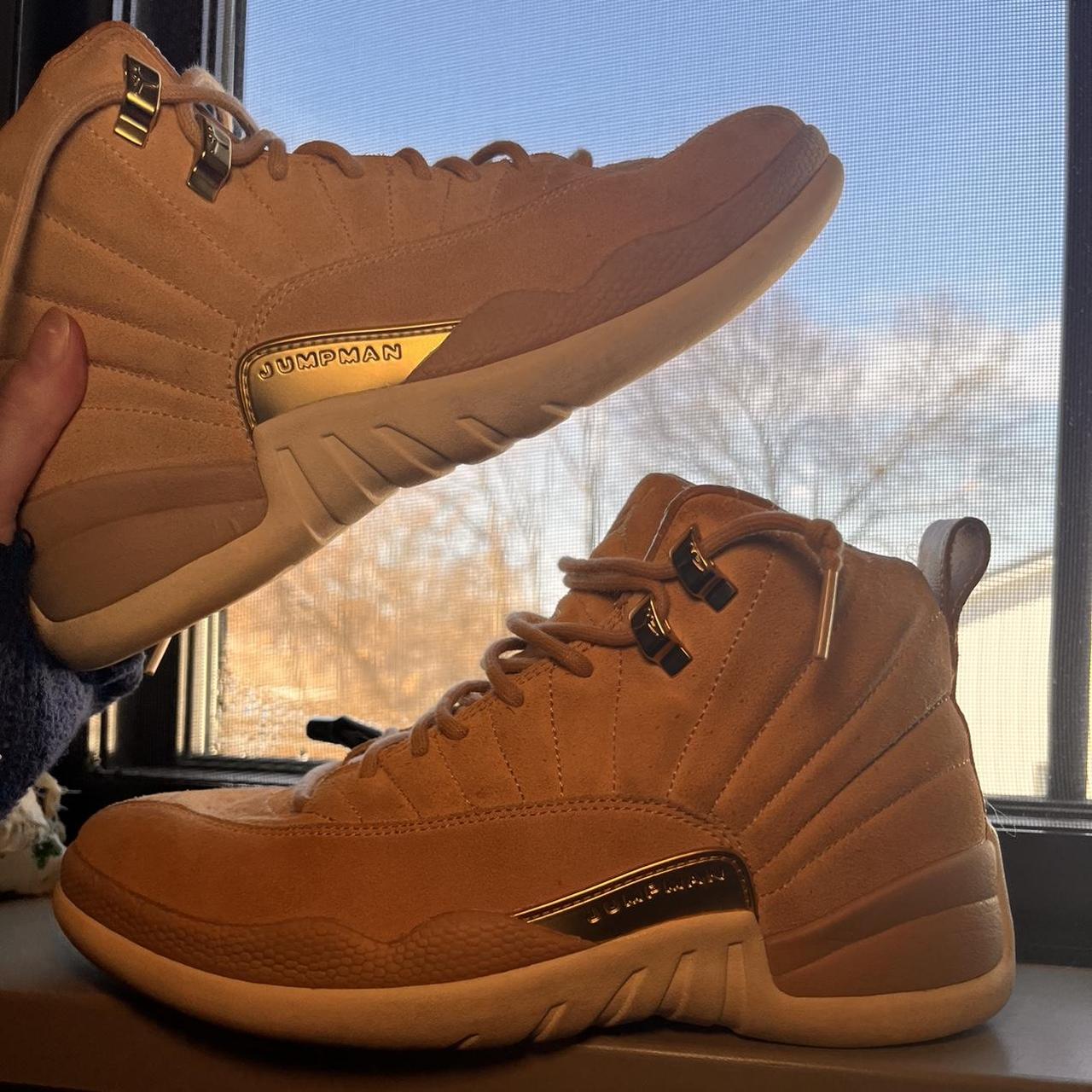 Jordan shops retro 12 tan