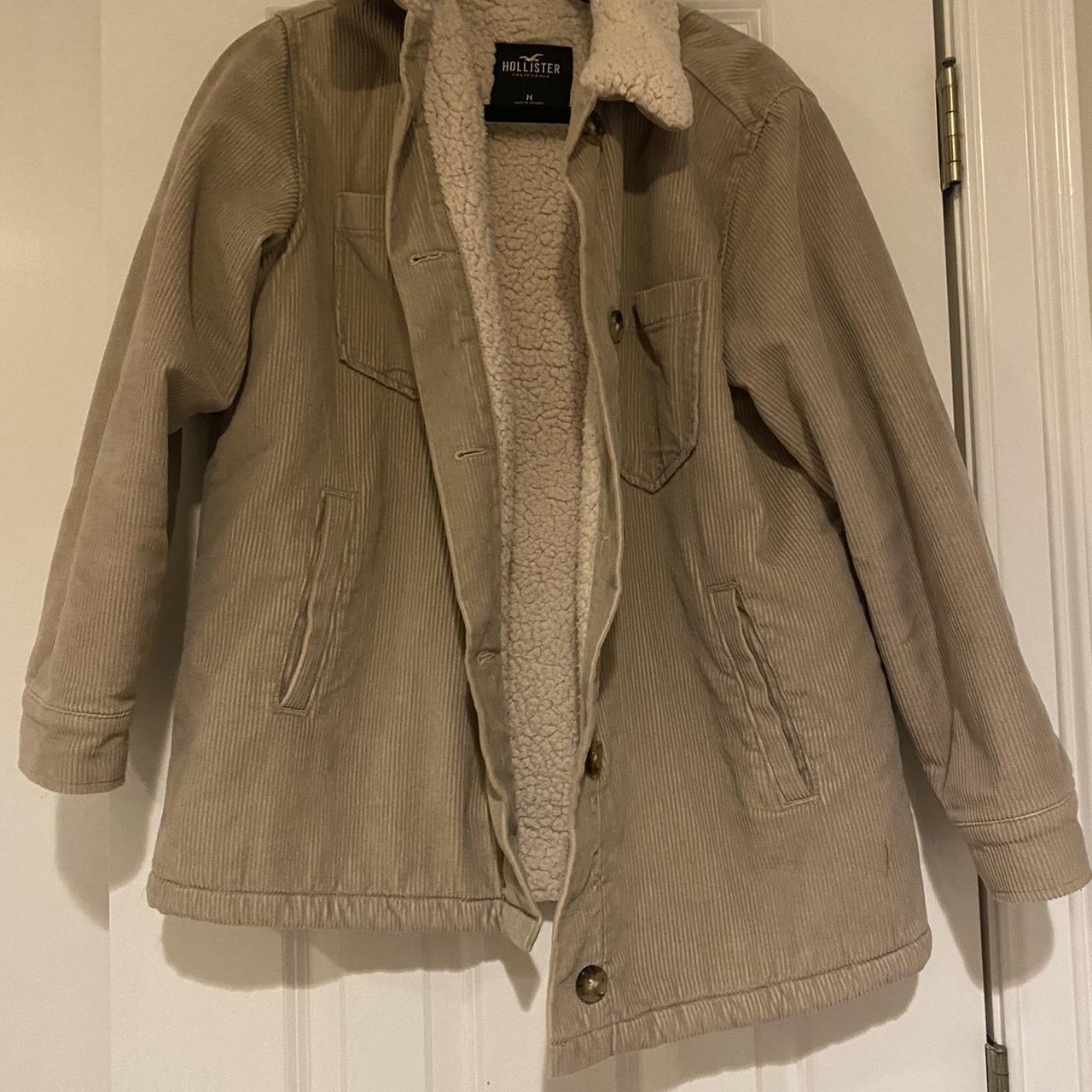 Hollister corduroy jacket Sherpa lined Depop
