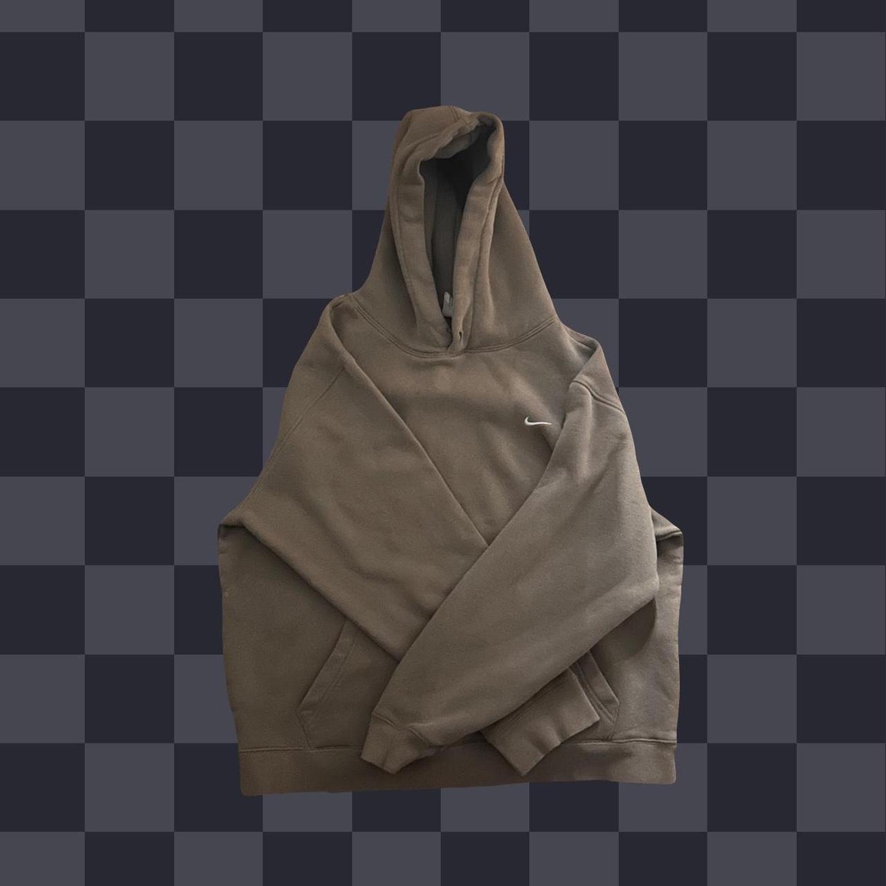 tan hoodie nike