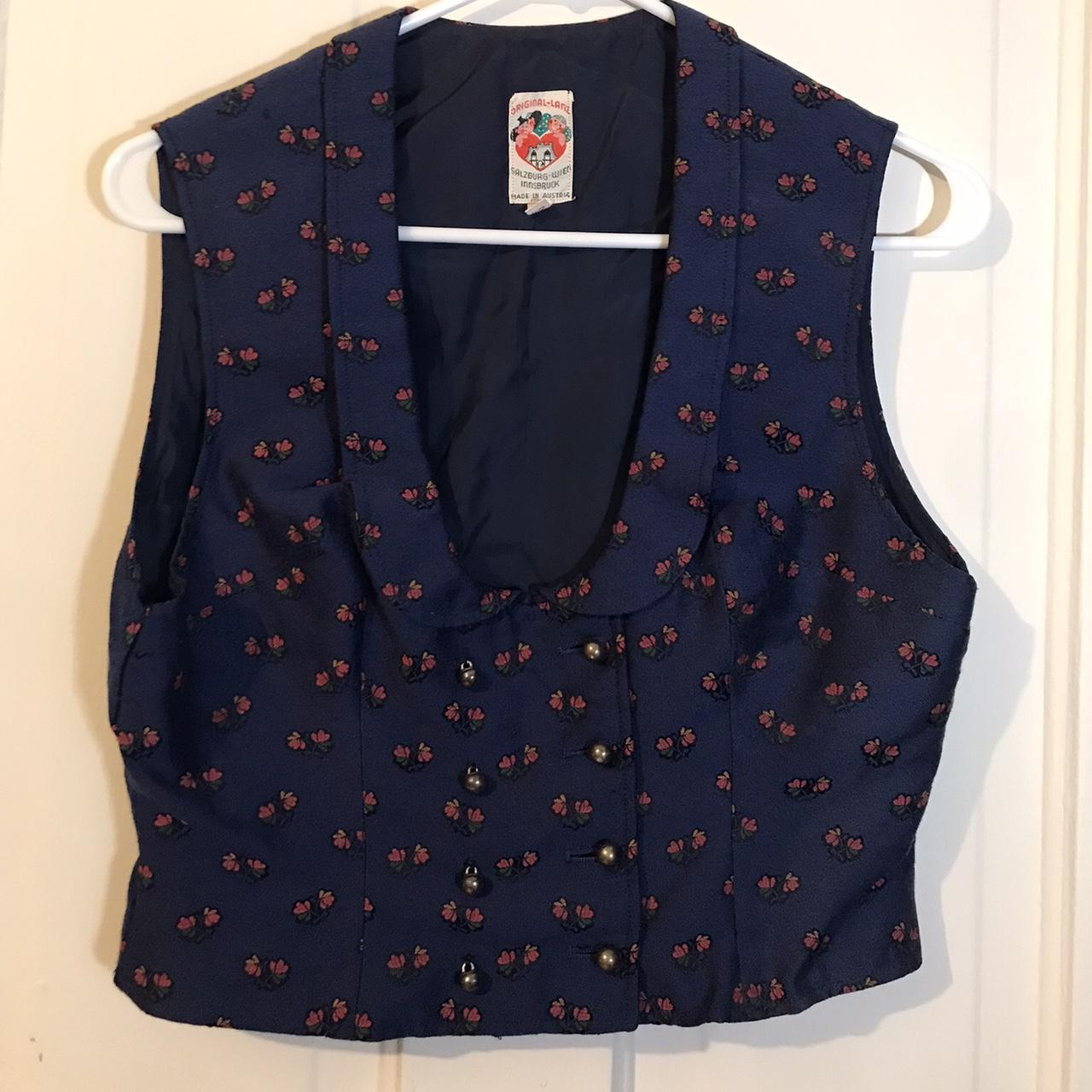 RARE 1960s Vintage original lanz of Salzburg vest... - Depop