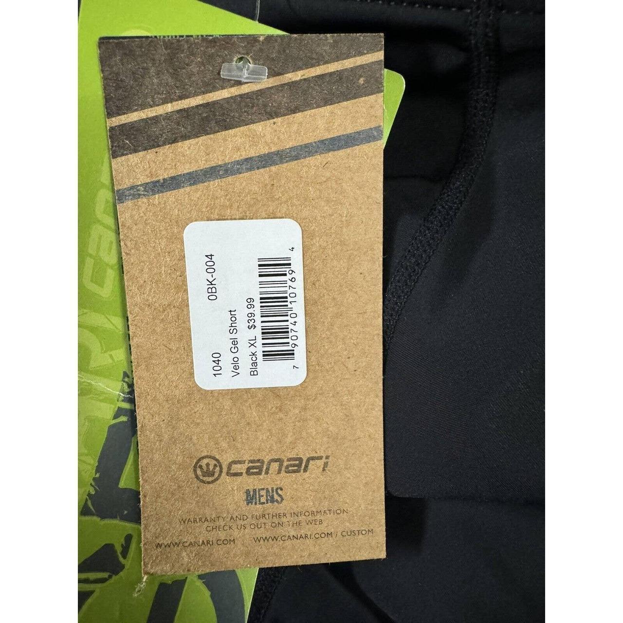 Canari Mens Black Padded Cycling Shorts Size xl Depop