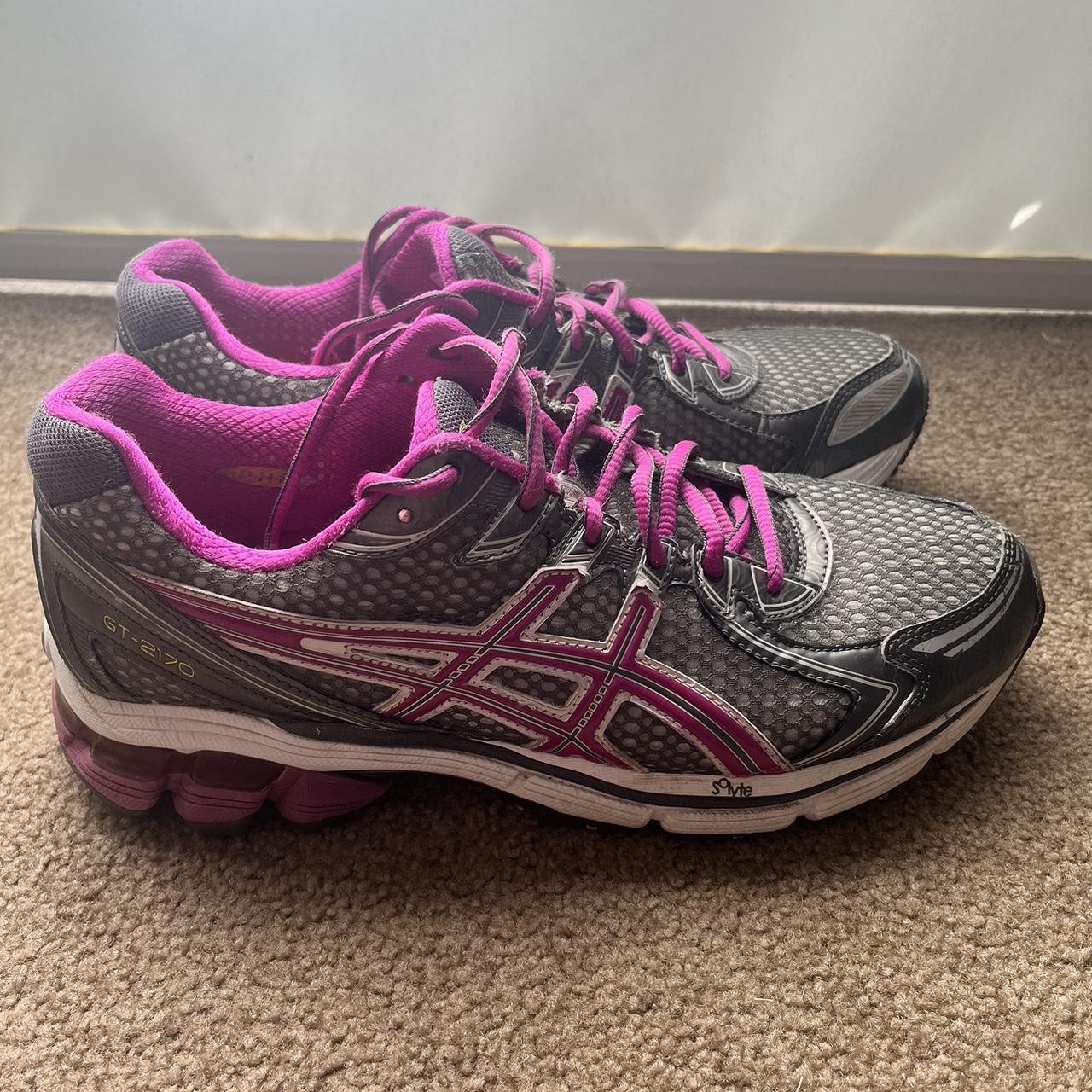 asics purple trainers